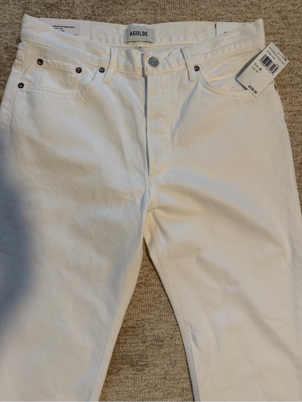 Agolde Lana vintage Straight Leg Jeans - Picture 4 of 8